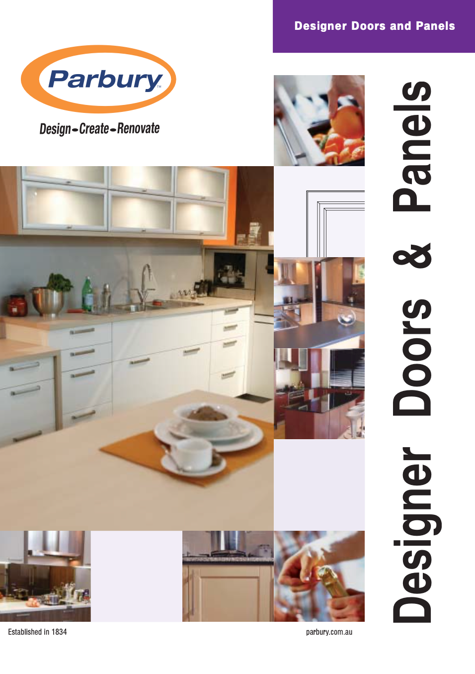 Kitchen designed & built by Kevin Sorby for Parbury Building Products (Australia) brochure